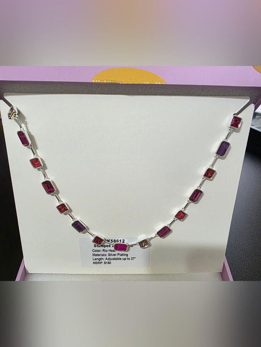 Silver-Plated Rio Jewel Candy Necklace